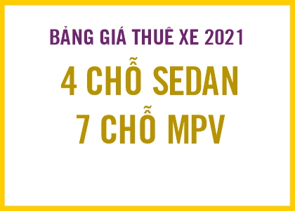 Thu&ecirc; xe 4 & 7 chỗ 2025